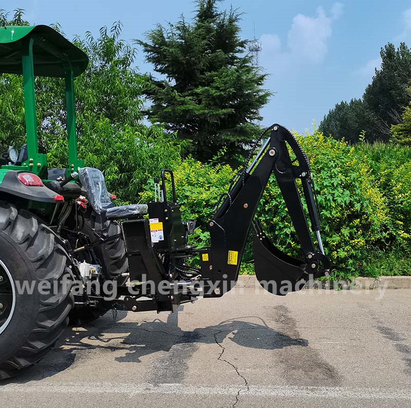CE approved lw-6 lw-7 lw-8 3 point hitch backhoe attachment